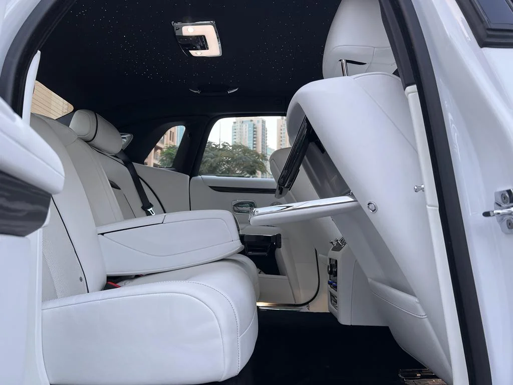 Rolls Royce Ghost 2021 White rental in Dubai thumbnail 10