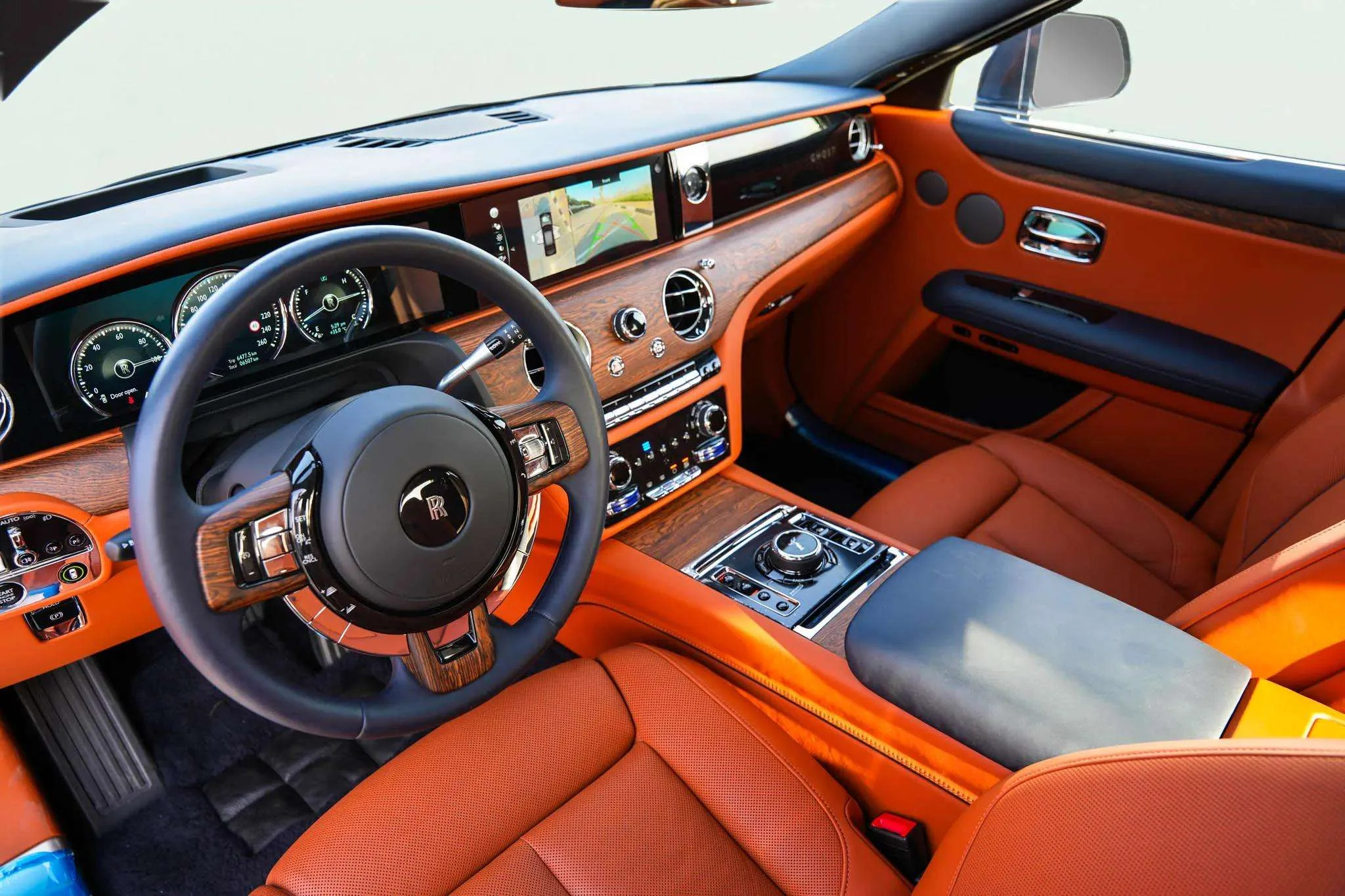 Rolls Royce Ghost 2024 Blue rental in Dubai thumbnail 6