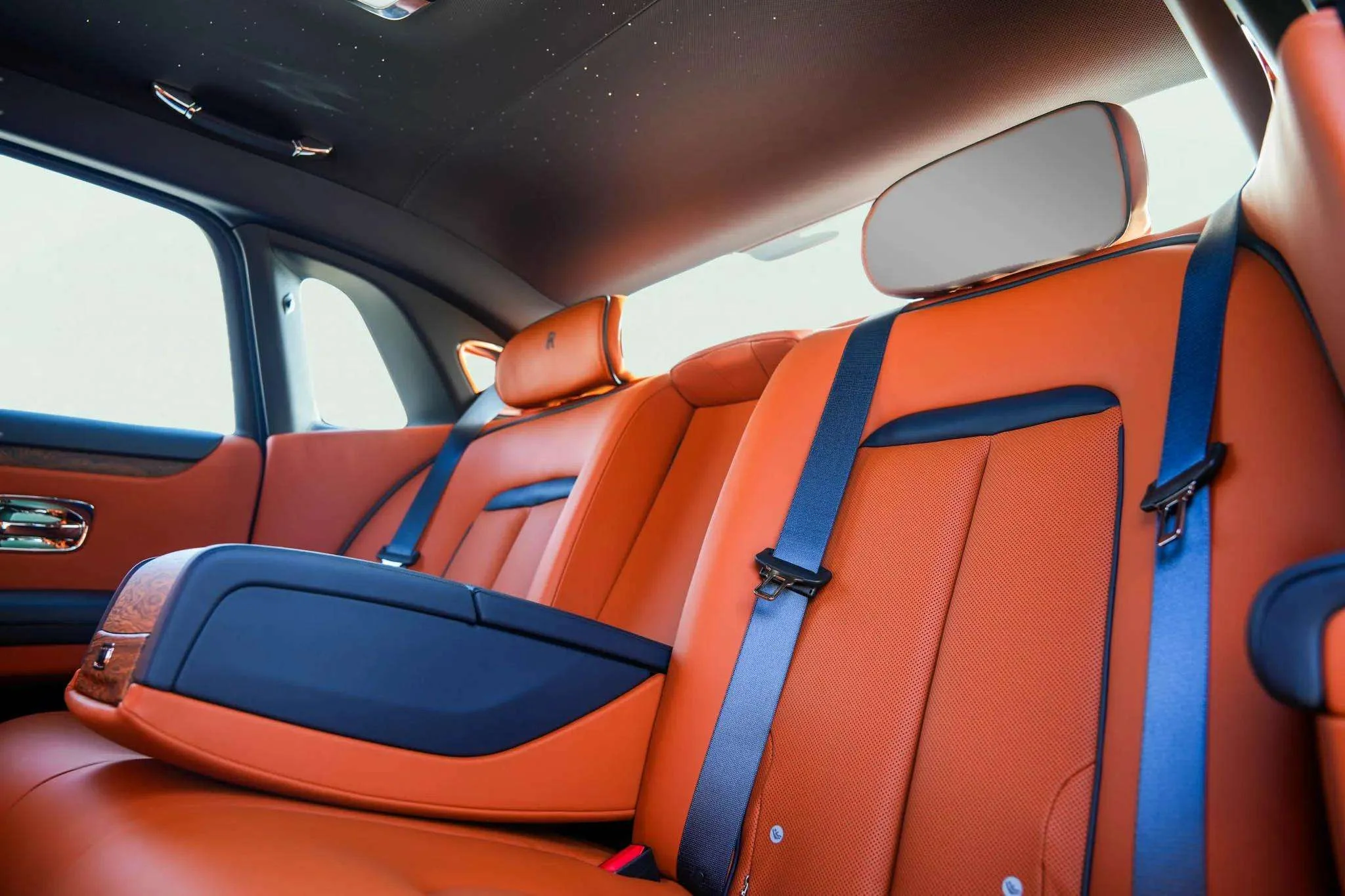 Rolls Royce Ghost 2024 Blue rental in Dubai thumbnail 7