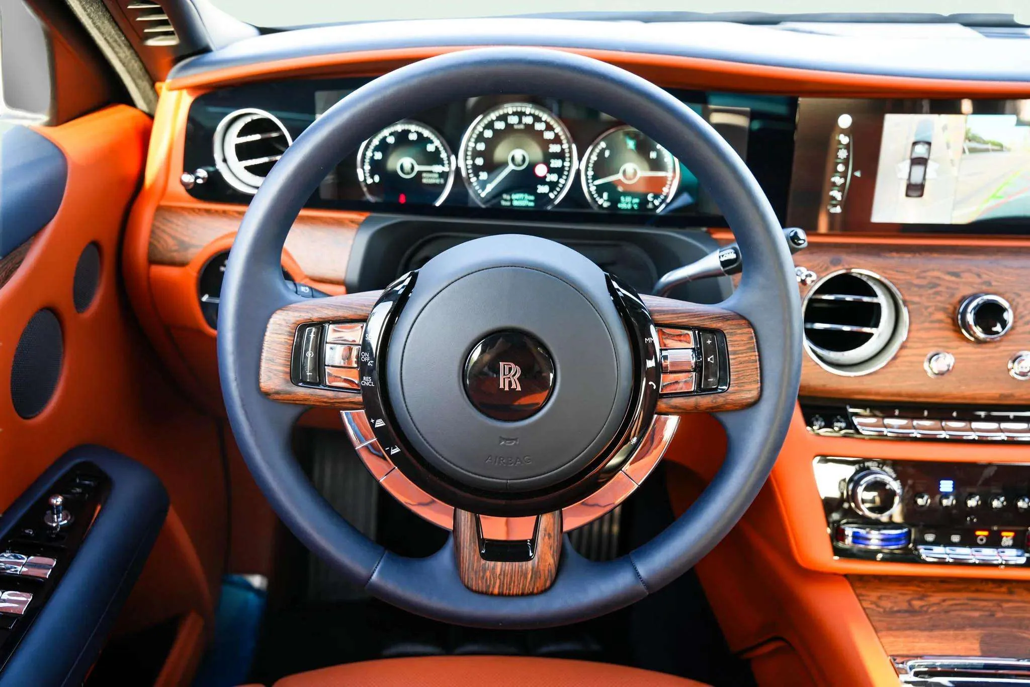 Rolls Royce Ghost 2024 Blue rental in Dubai thumbnail 9