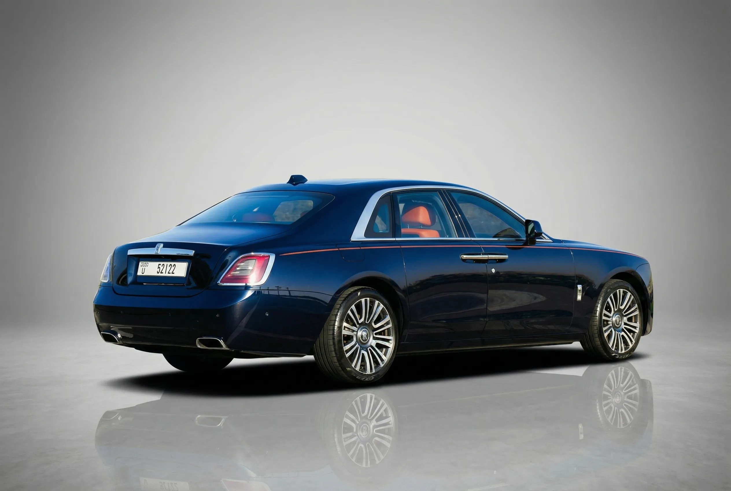 Rolls Royce Ghost 2024 Blue rental in Dubai thumbnail 4