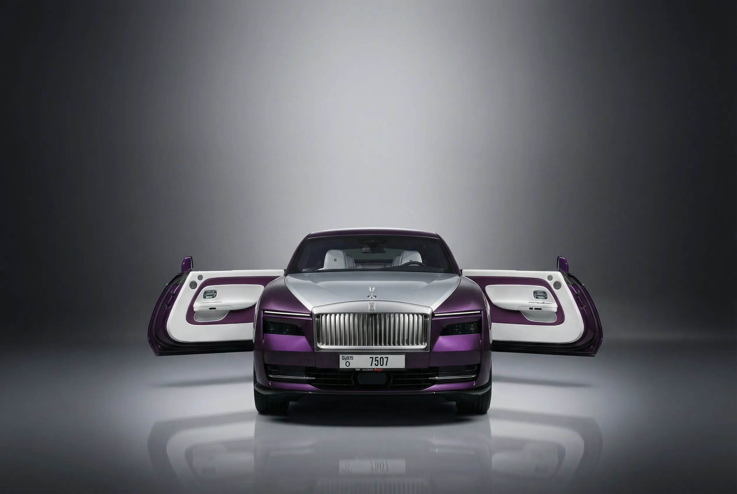 Rolls Royce Spectre 2024 Violet rental in Dubai thumbnail 3