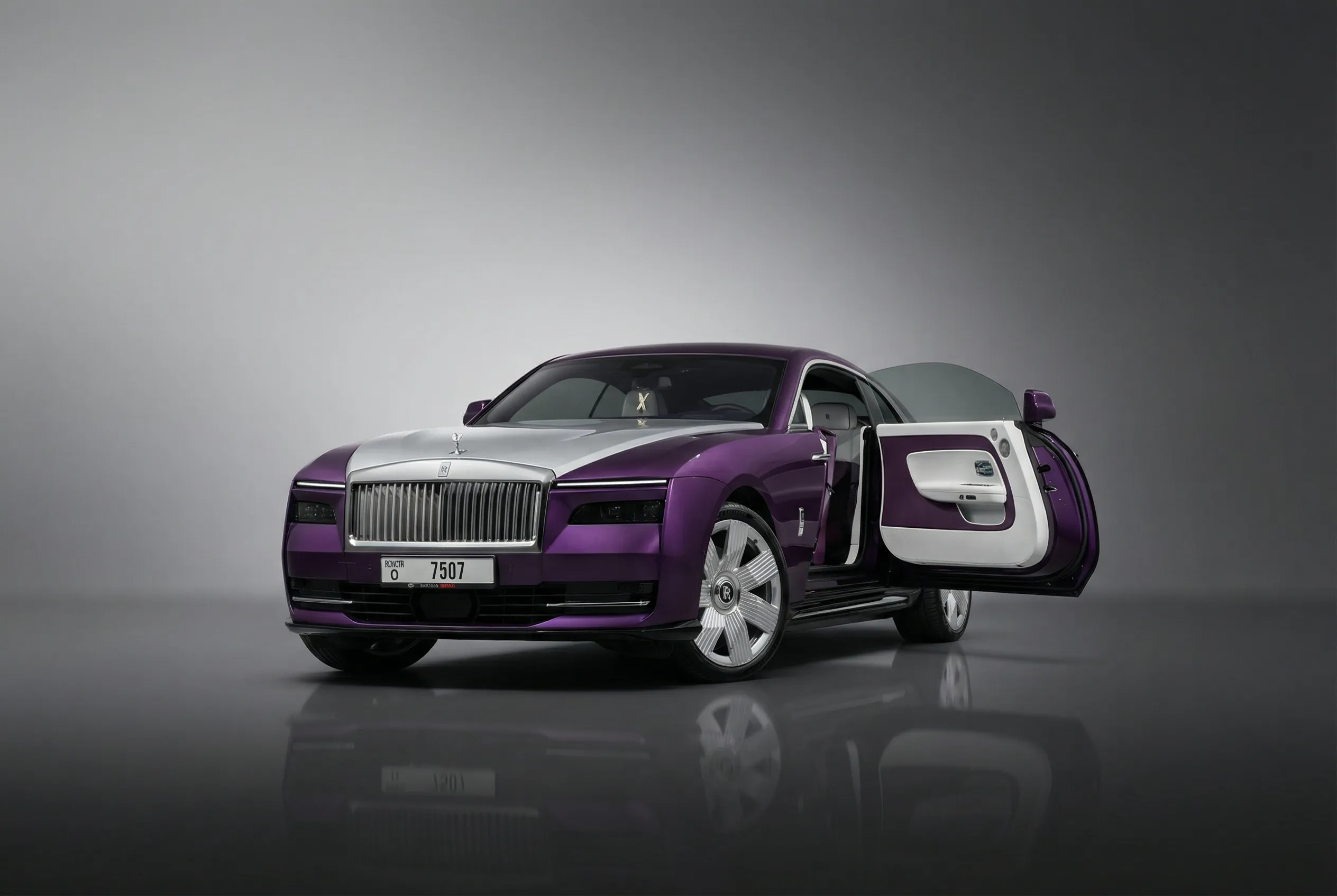 Rolls Royce Spectre 2024 Violet rental in Dubai thumbnail 5